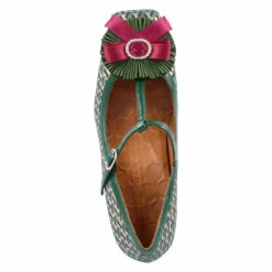 Chie Mihara T-Steg-Pumps VOLETE - Petrol Green 14 Chie Mihara T-Steg-Pumps VOLETE - Petrol Green -GEBRUEDER GOETZ Verkäufe 2237910000 6