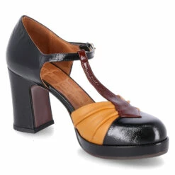 Chie Mihara T-Steg-Pumps DAJUD - Negro Ocre Testa -GEBRUEDER GOETZ Verkäufe 2240970000 5