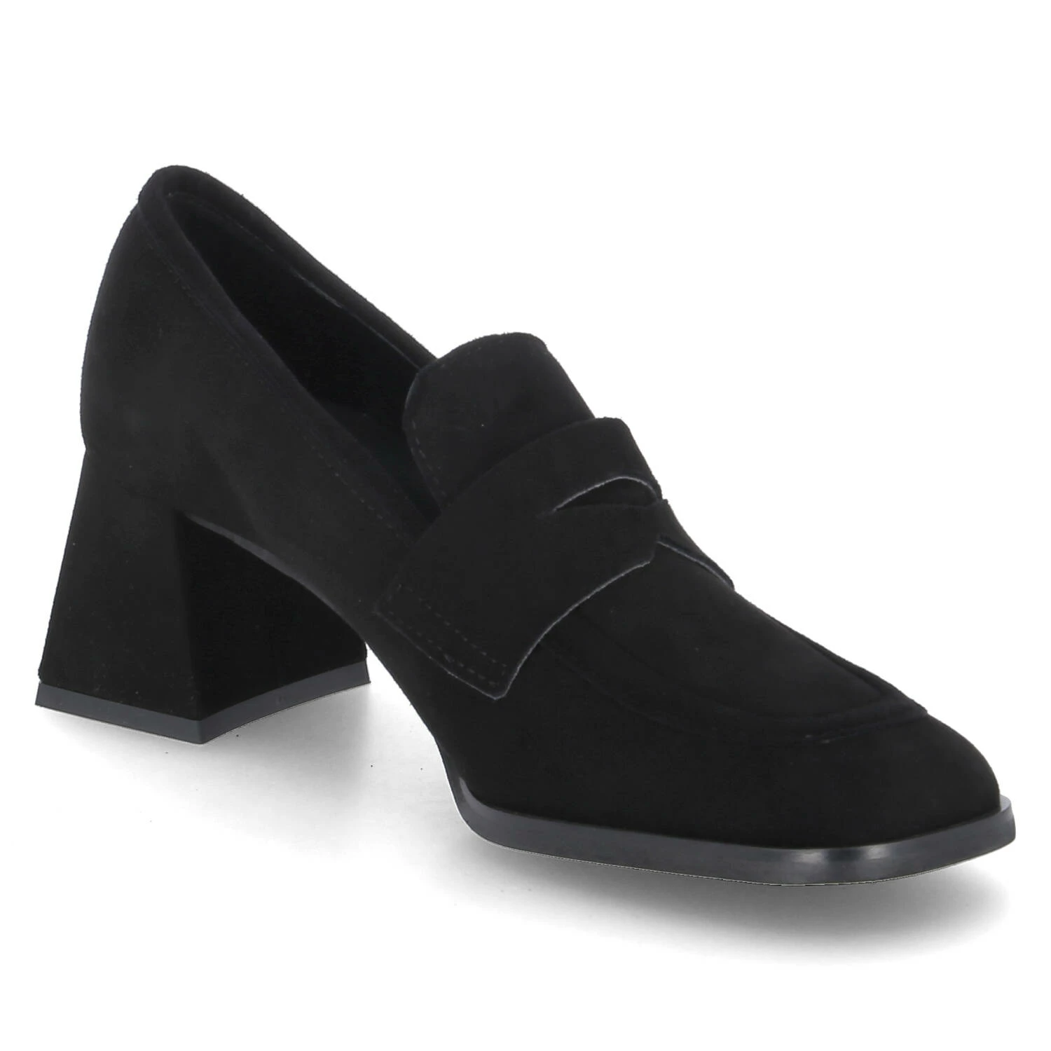 Hochfrontpumps BILLY - Camoscio Nero 7 Hochfrontpumps BILLY - Camoscio Nero – Bild 5