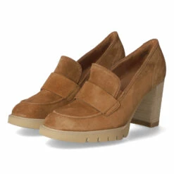 Paul Green Hochfrontpumps - Mittelbraun