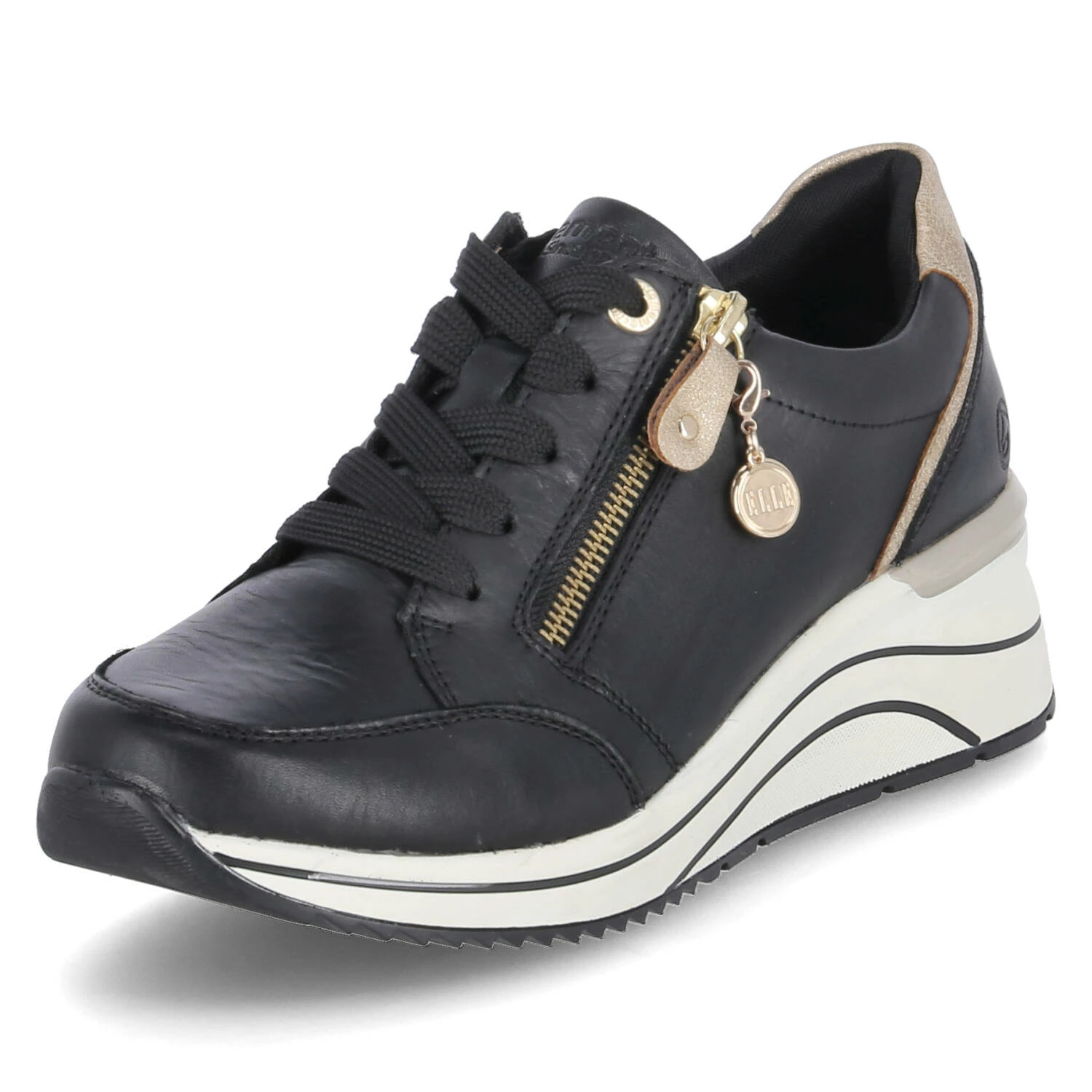 Remonte Low Sneaker - Schwarz Kombi 4 Remonte Low Sneaker - Schwarz Kombi – Bild 2