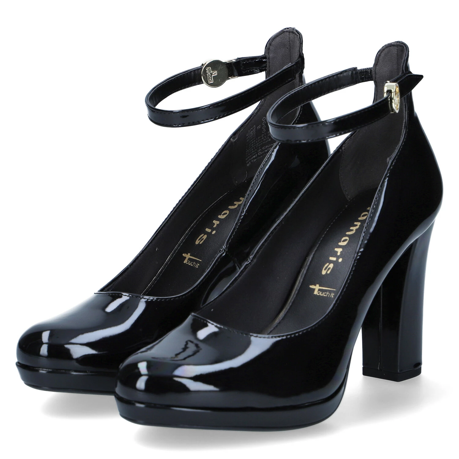 Tamaris Spangenpumps - Black Patent 3 Tamaris Spangenpumps - Black Patent