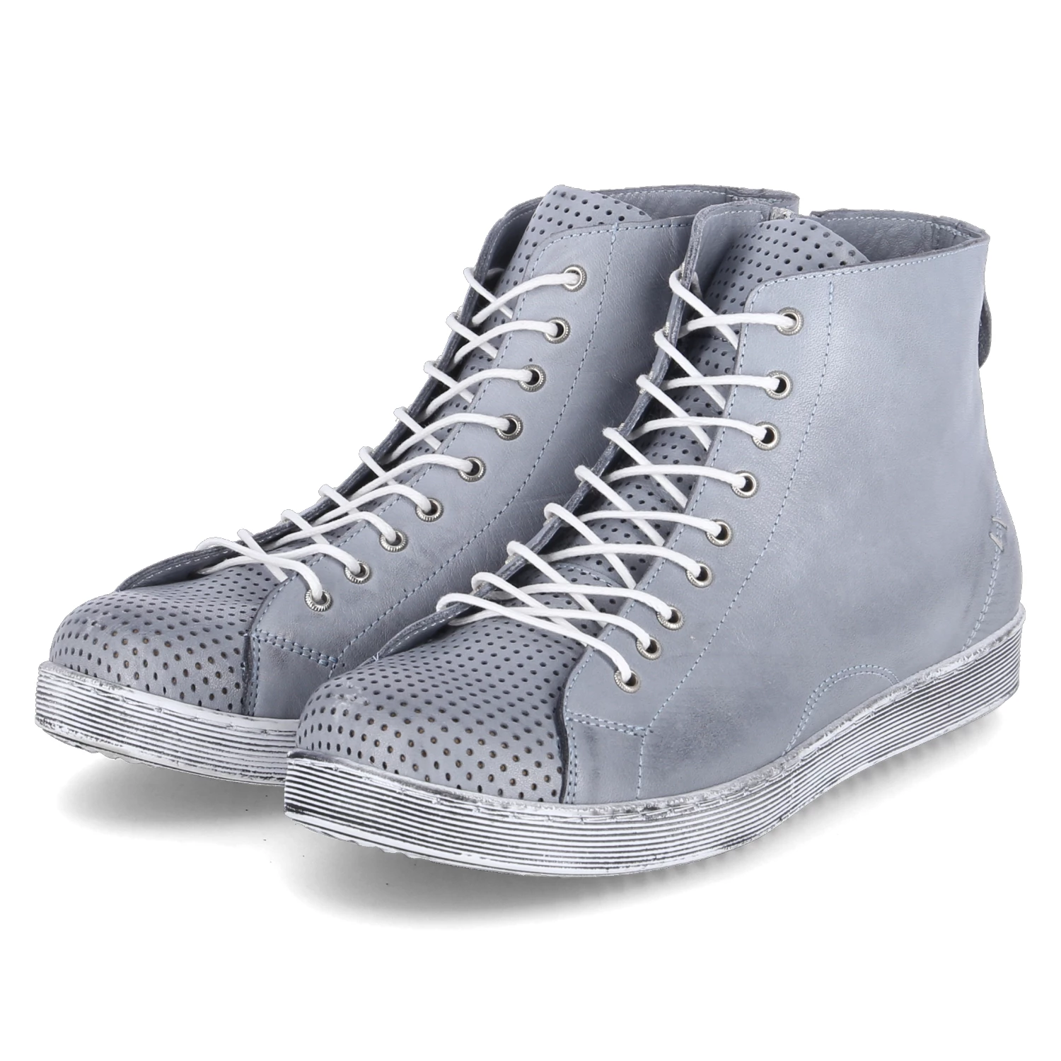 Andrea Conti Stiefeletten - Hellgrau 3 Andrea Conti Stiefeletten - Hellgrau