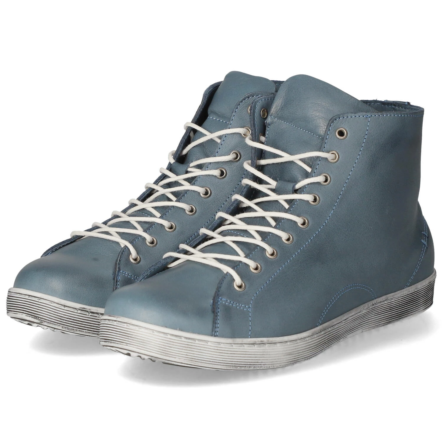 Andrea Conti Ankle Boots - Infinity Blue 3 Andrea Conti Ankle Boots - Infinity Blue