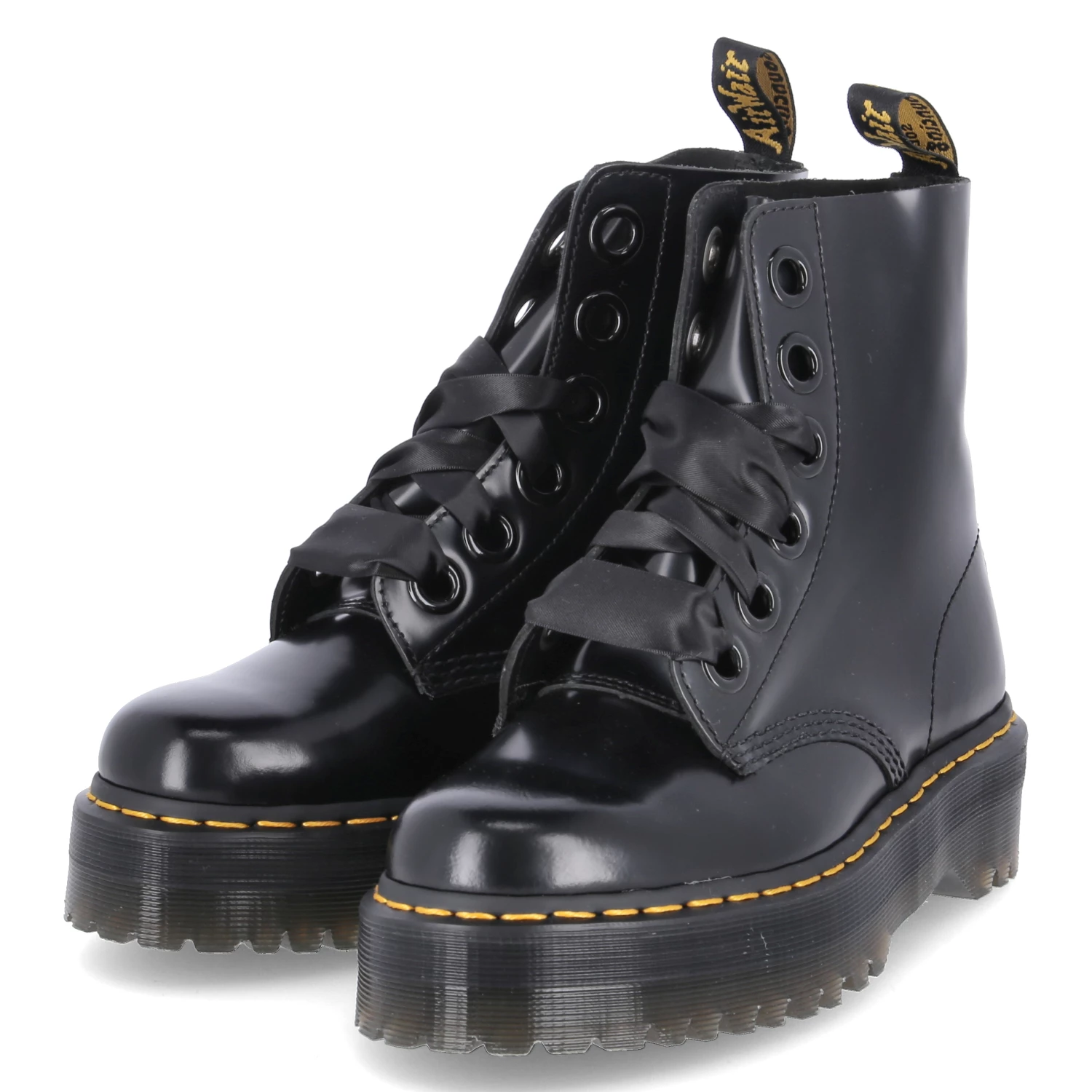 Dr. Martens Combat Boots MOLLY - Black 3 Dr. Martens Combat Boots MOLLY - Black