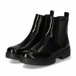 Tamaris Chelsea Boots - Black Patent