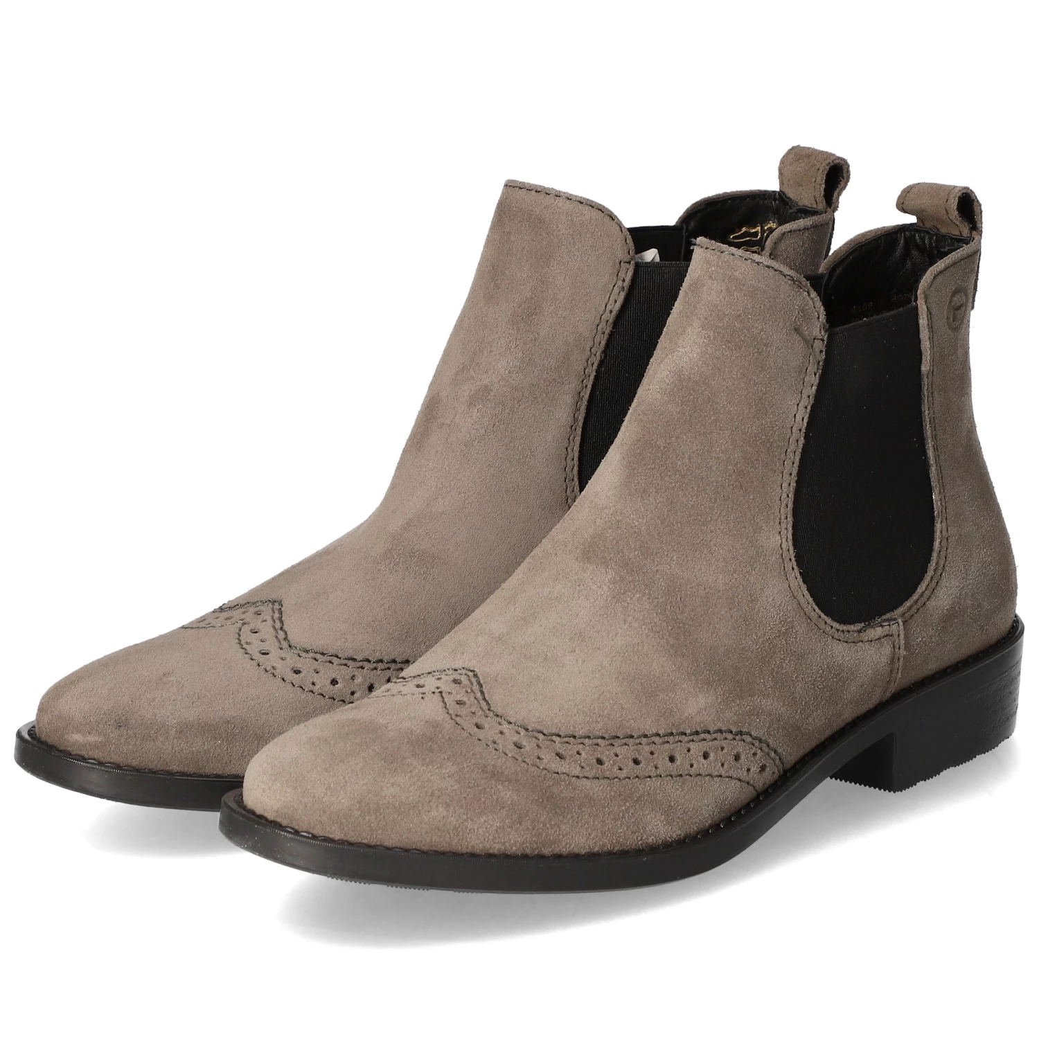 Tamaris Chelsea Boots - Grey Suede 3 Tamaris Chelsea Boots - Grey Suede