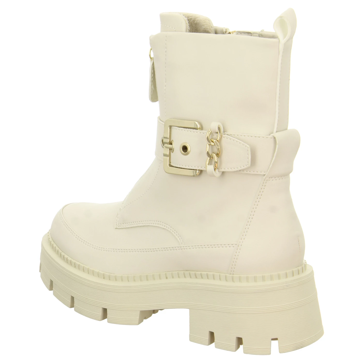 Tamaris Biker Boots - Ivory 5 Tamaris Biker Boots - Ivory – Bild 3
