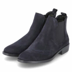 Tamaris Chelsea Boots - Navy Suede