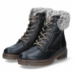 Remonte Schnürstiefeletten - Schwarz/murmel/schwarz