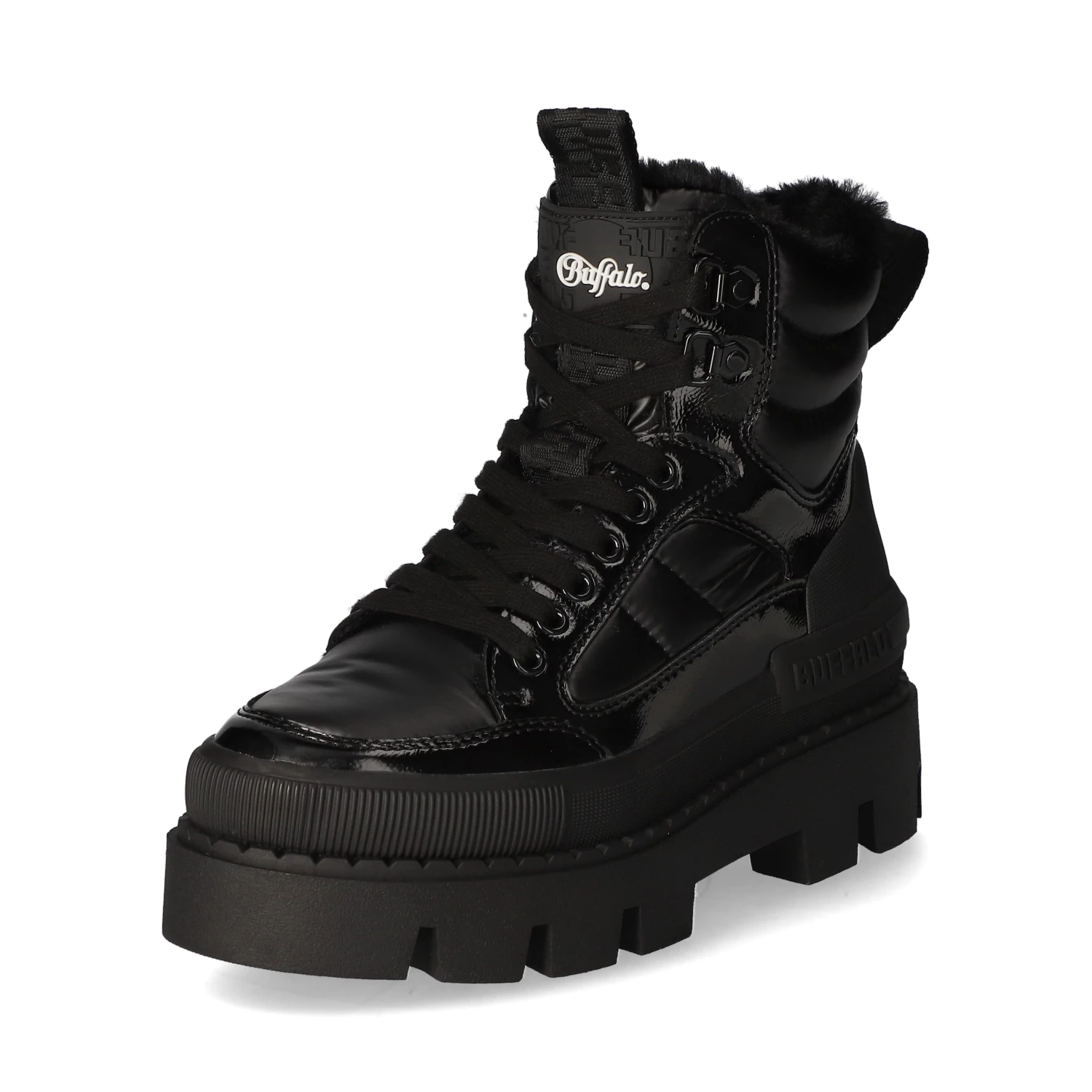Buffalo Combat Boots RAVEN SNOW - Black 4 Buffalo Combat Boots RAVEN SNOW - Black – Bild 2