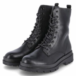 Tom Tailor Combat Boots - Black