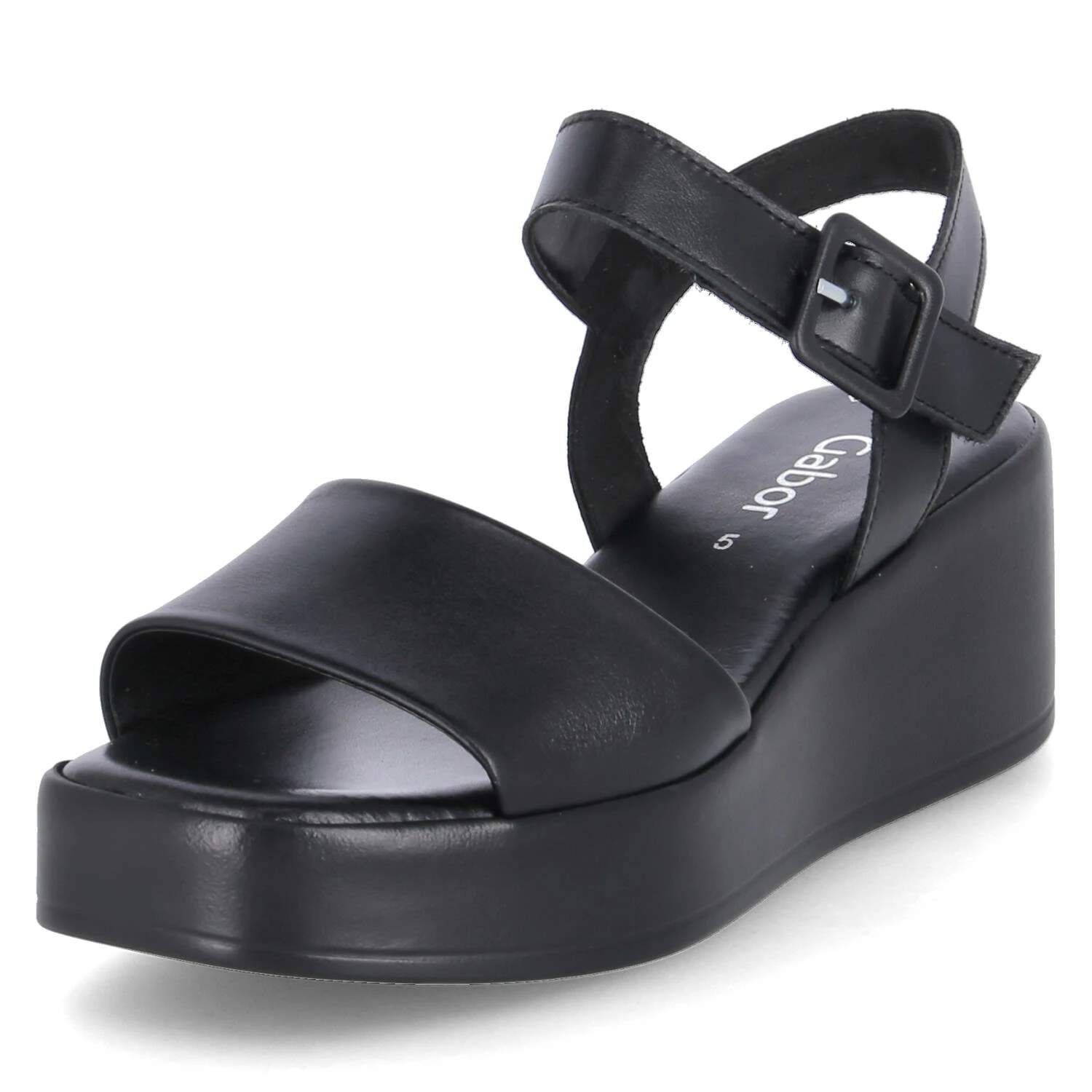 Gabor Keilsandaletten - Schwarz 4 Gabor Keilsandaletten - Schwarz – Bild 2