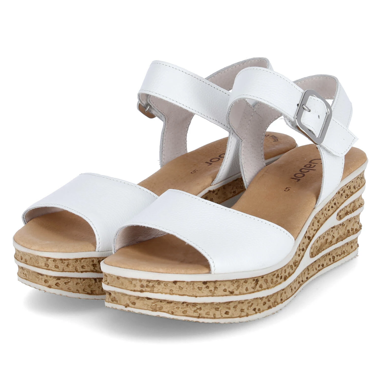 Gabor Keilsandaletten - Weiss 3 Gabor Keilsandaletten - Weiss