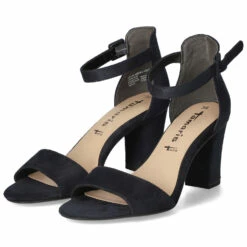 Tamaris Riemchensandaletten - Navy Suede