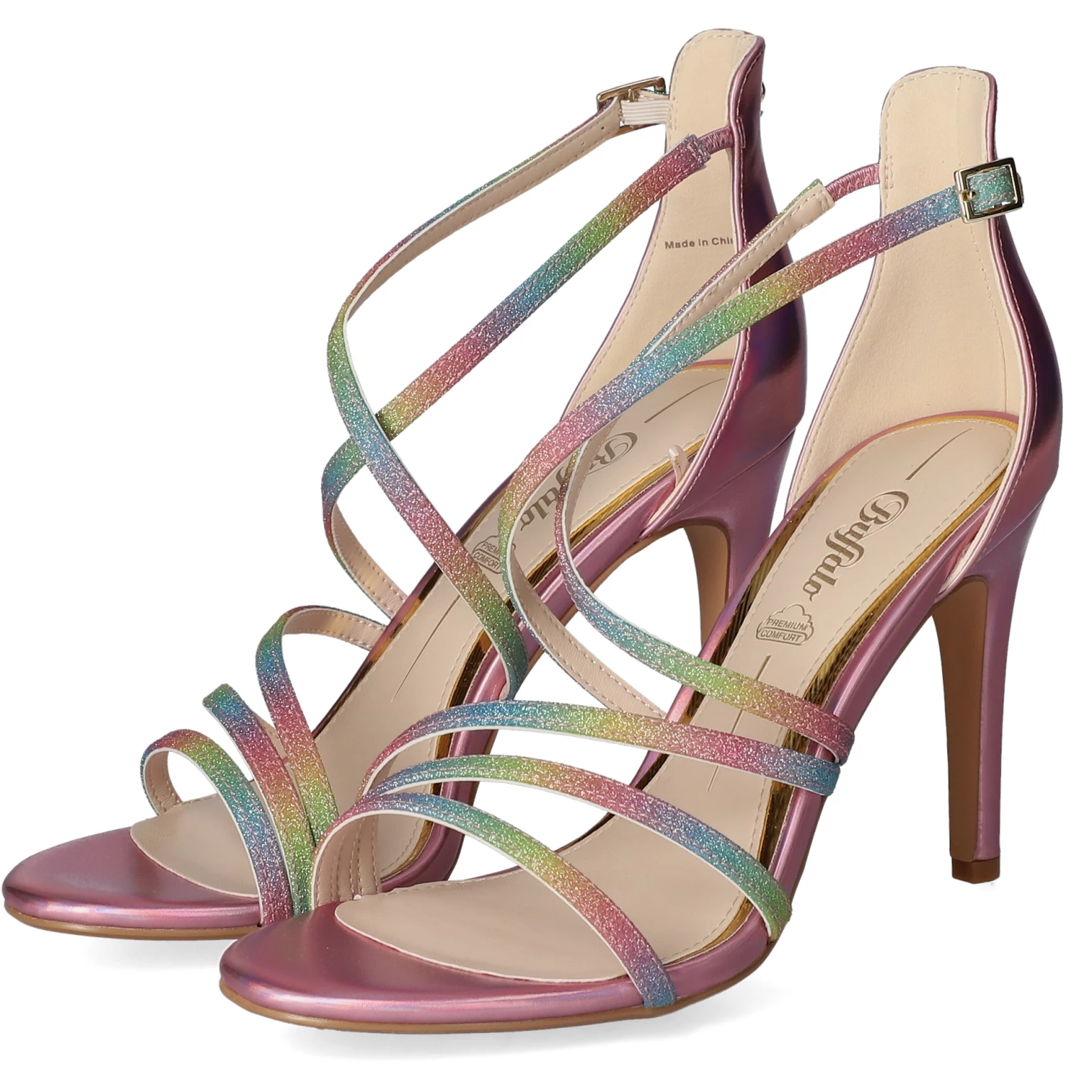 Buffalo Sandaletten SANDAL HEEL - Rainbow 3 Buffalo Sandaletten SANDAL HEEL - Rainbow
