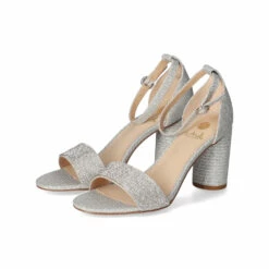 La Strada Riemchensandaletten - Silver Glitter