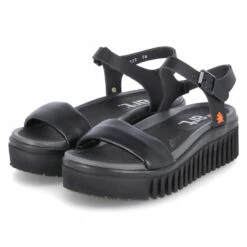 GEBRUEDER GOETZ Verkäufe 44 *art Sandalen BRIGHTON - Grass Waxed Black