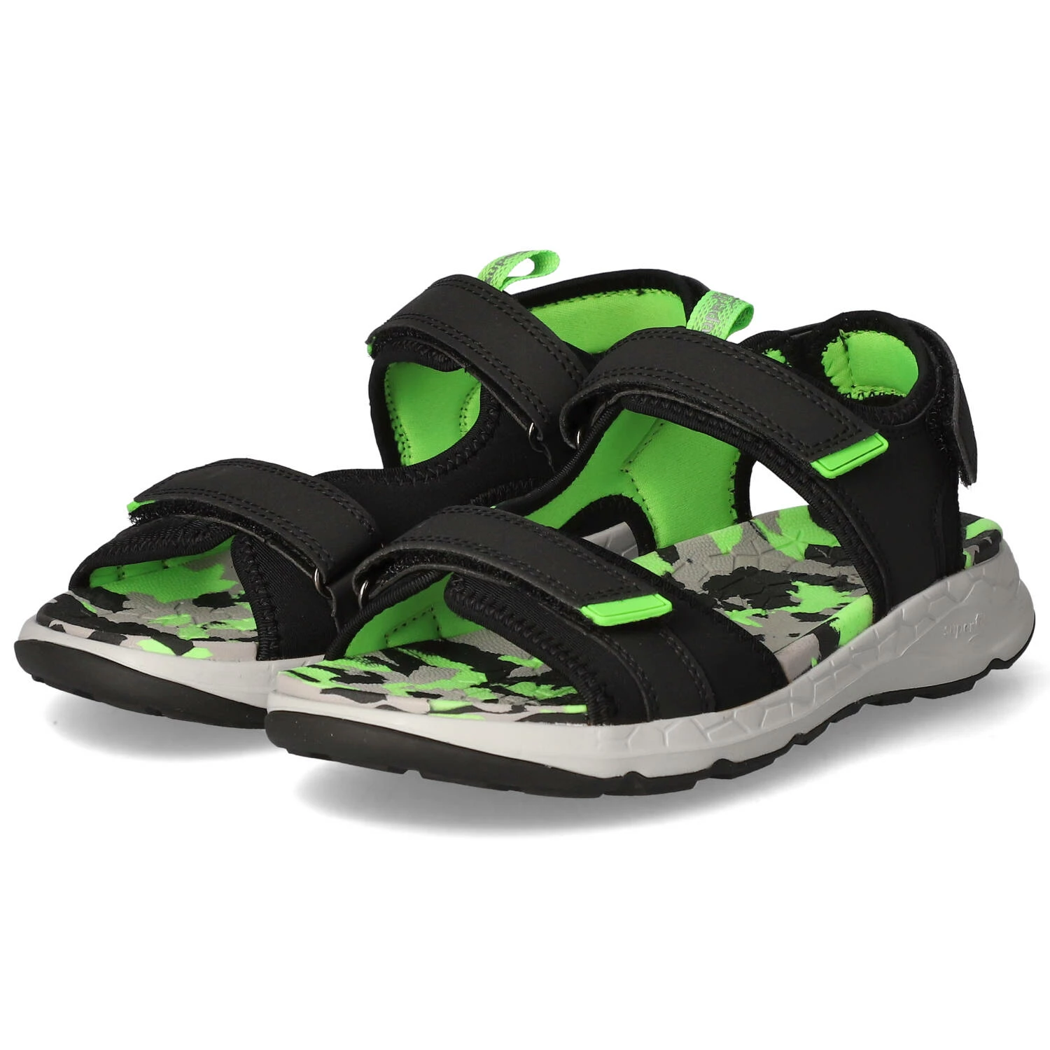 Superfit Sandalen CRISS CROSS - Schwarz/hellgrün 3 Superfit Sandalen CRISS CROSS - Schwarz/hellgrün