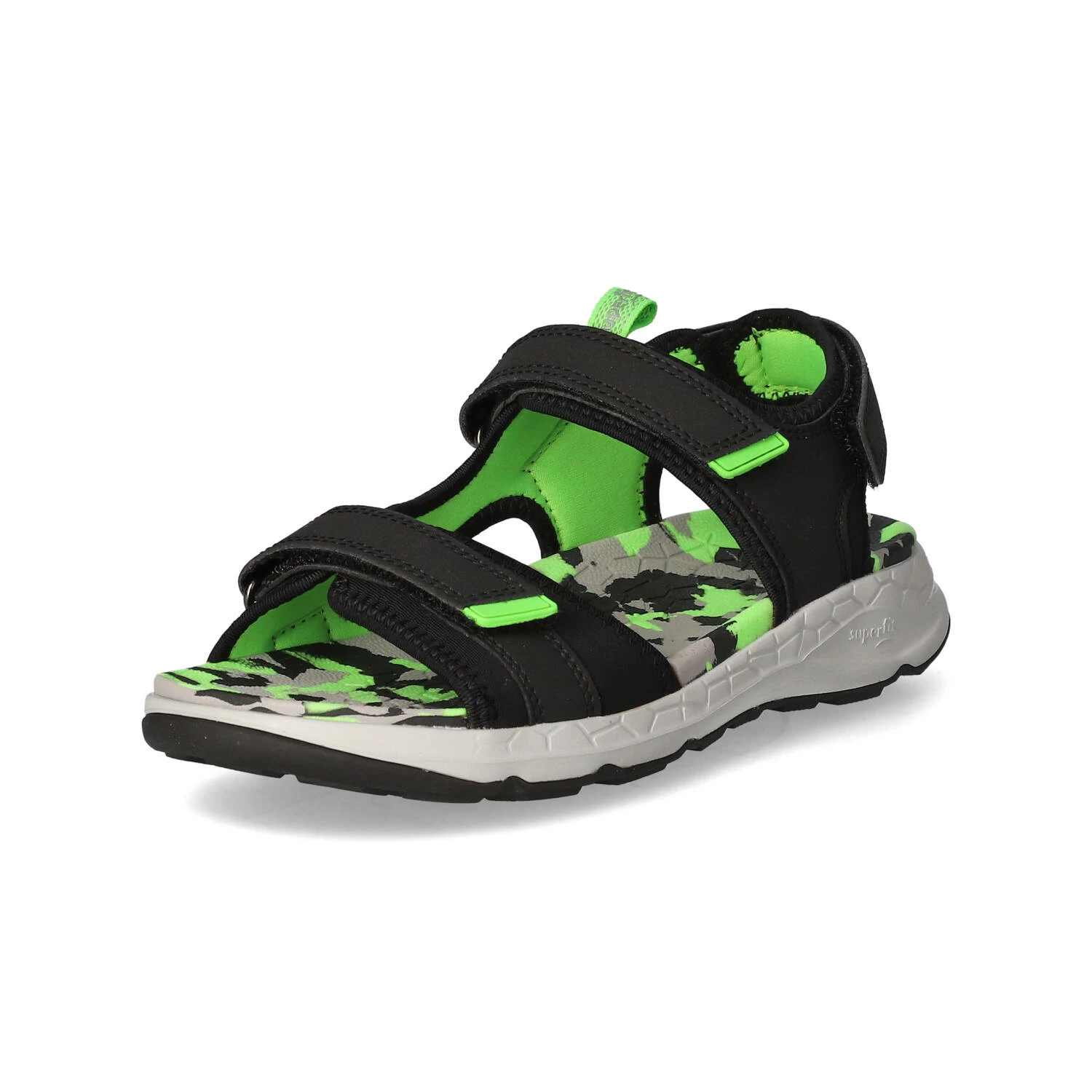 Superfit Sandalen CRISS CROSS - Schwarz/hellgrün 4 Superfit Sandalen CRISS CROSS - Schwarz/hellgrün – Bild 2