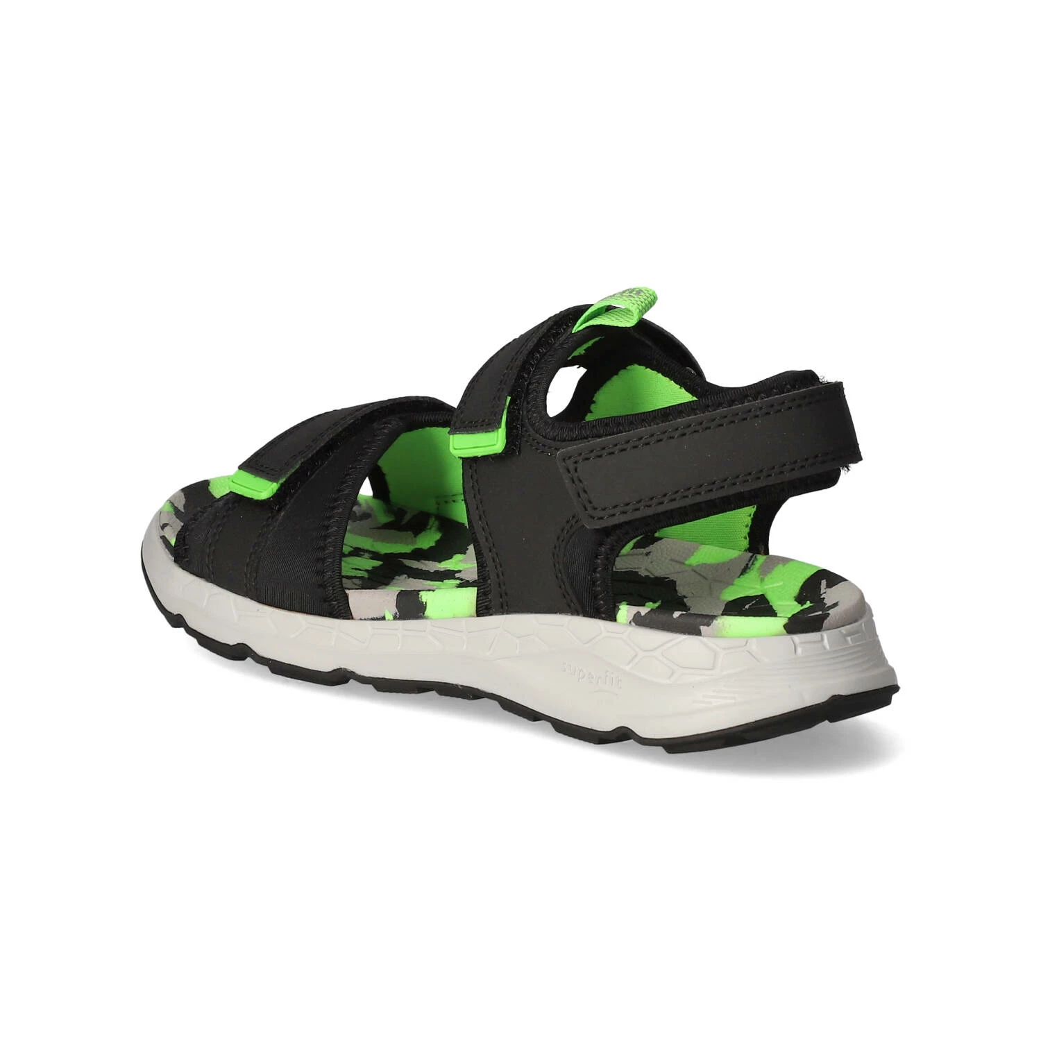 Superfit Sandalen CRISS CROSS - Schwarz/hellgrün 5 Superfit Sandalen CRISS CROSS - Schwarz/hellgrün – Bild 3