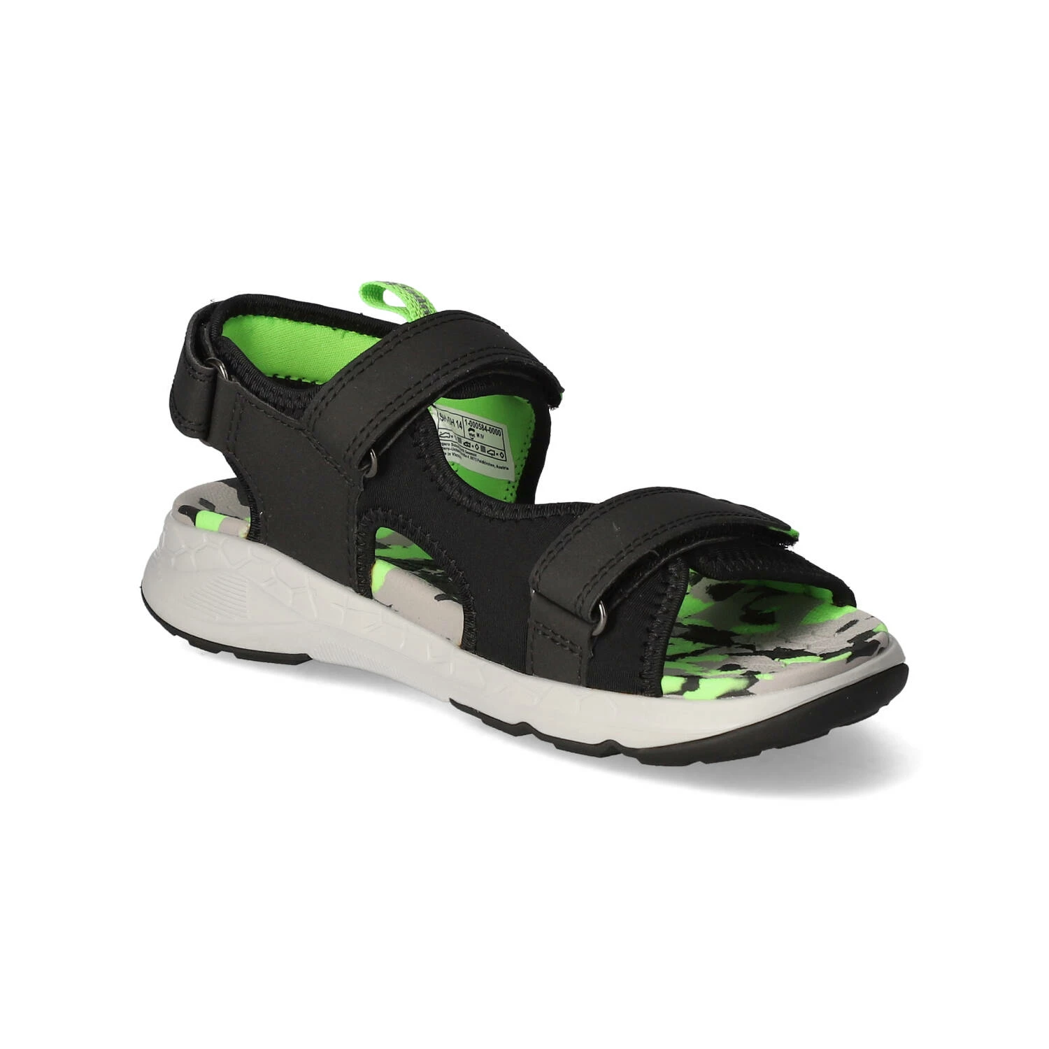 Superfit Sandalen CRISS CROSS - Schwarz/hellgrün 7 Superfit Sandalen CRISS CROSS - Schwarz/hellgrün – Bild 5