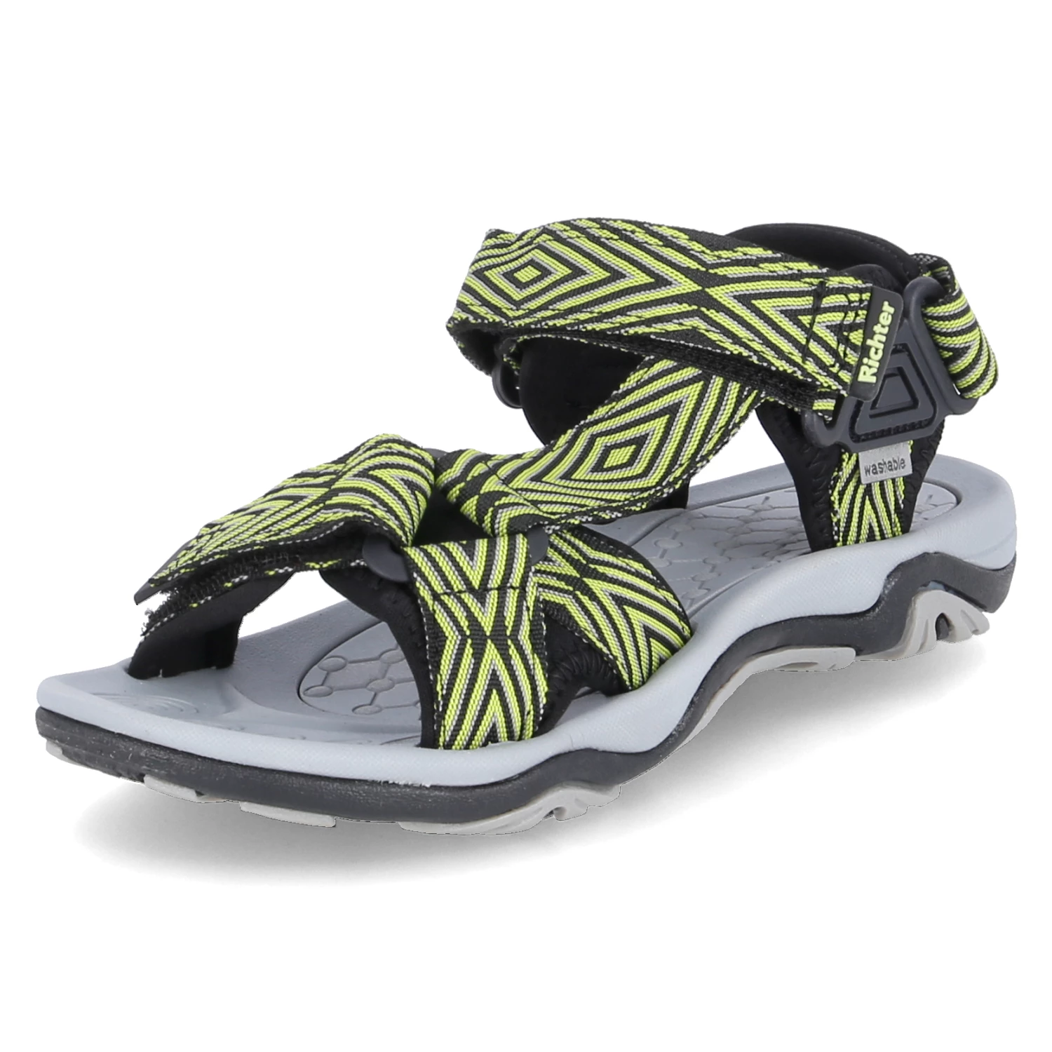 Richter Sandalen - Lime/black 4 Richter Sandalen - Lime/black – Bild 2