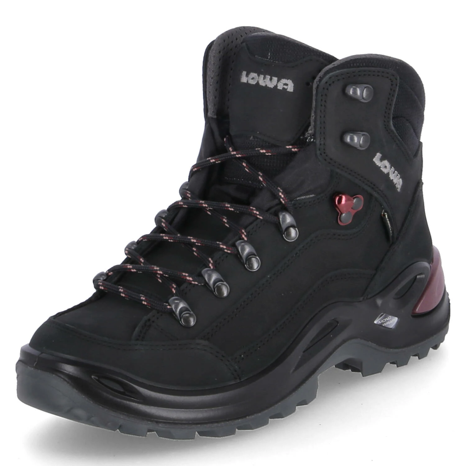 Lowa Trekkingschuhe RENEGADE GTX MID - Schwarz/pflaume 4 Lowa Trekkingschuhe RENEGADE GTX MID - Schwarz/pflaume – Bild 2
