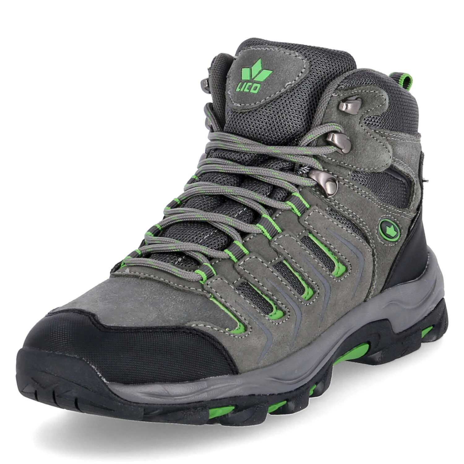 LICO Wanderschuhe MANASLU HIGH - Anthrazit/schwarz/grün 4 LICO Wanderschuhe MANASLU HIGH - Anthrazit/schwarz/grün – Bild 2